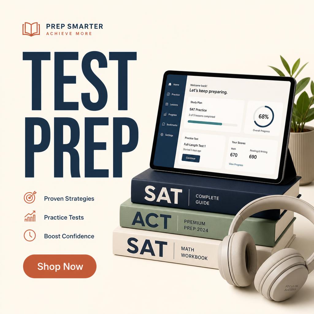 Shop SAT & ACT prep books on Amazon